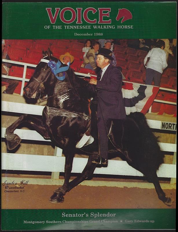 Tennessee Walking Horse - Voice of the Tennessee Walking Horse Magazine December 1988