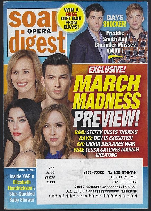Soap Opera Digest - Soap Opera Digest March 9, 2020