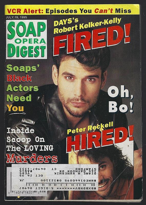 Soap Opera Digest - Soap Opera Digest July 18, 1995