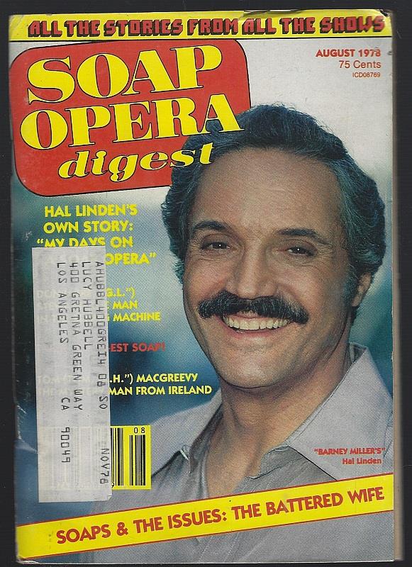 Soap Opera Digest - Soap Opera Digest August 1978
