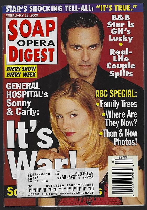 Soap Opera Digest - Soap Opera Digest February 22, 2000