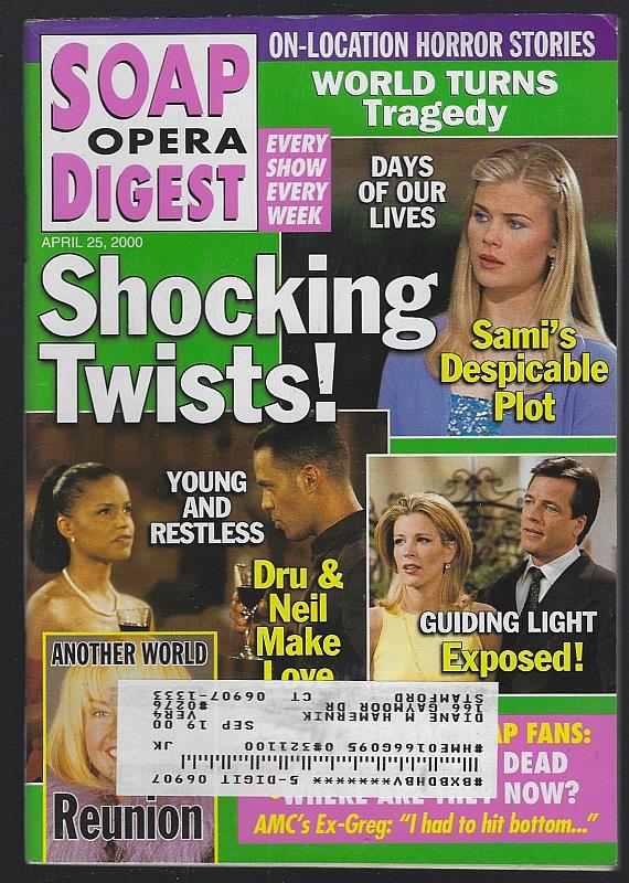 Soap Opera Digest - Soap Opera Digest April 25, 2000