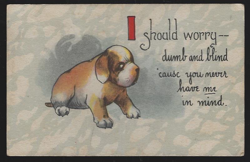 Postcard - Postcard of Dog I Should Worry