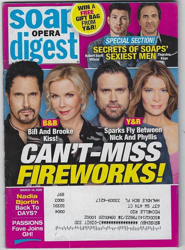 Soap Opera Digest - Soap Opera Digest March 16, 2020