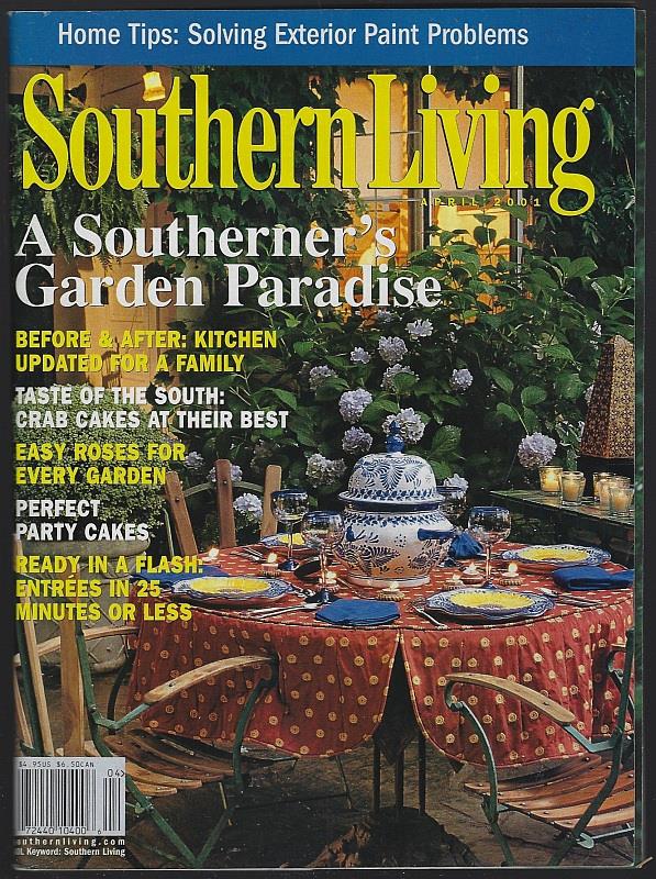 Southern Living - Southern Living Magazine April 2001