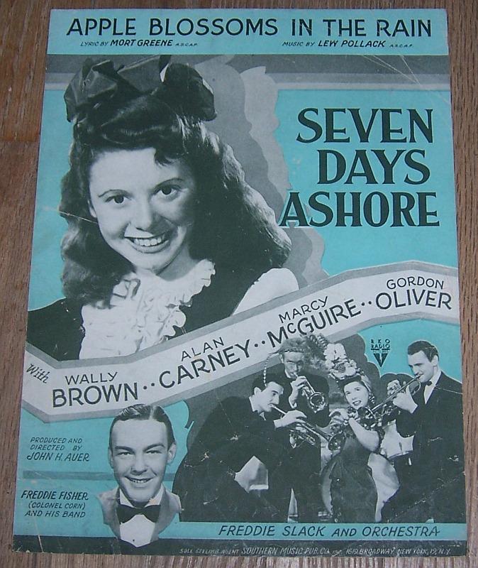 Sheet Music - Apple Blossoms in the Rain
