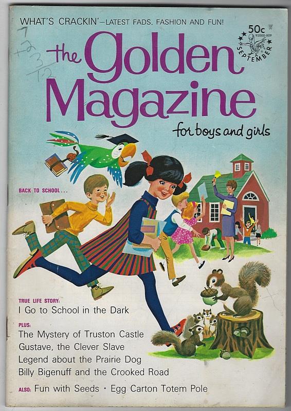 Golden Book - Golden Magazine for Boys and Girls September 1968 a Golden Special