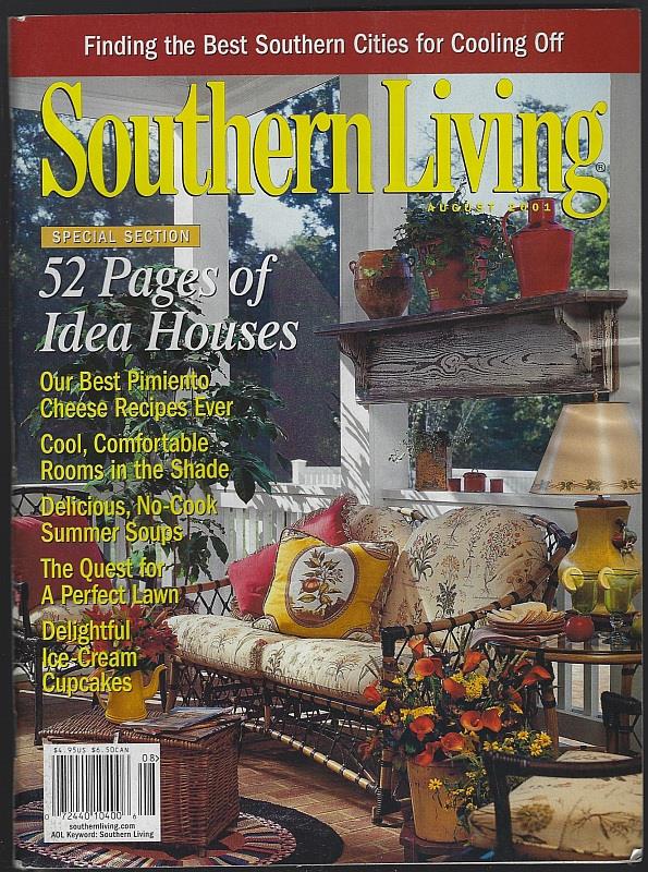 Southern Living - Southern Living Magazine August 2001