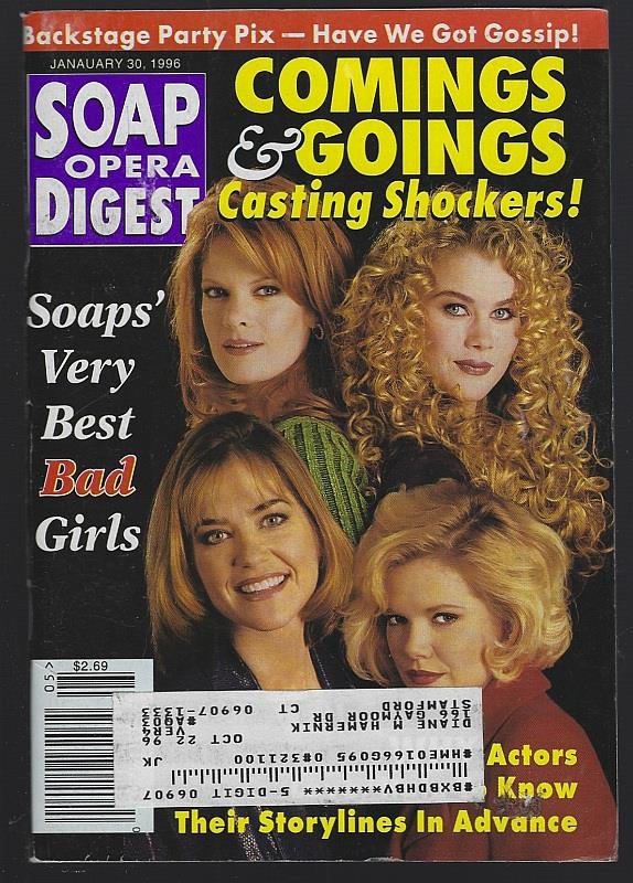 Soap Opera Digest - Soap Opera Digest January 30, 1996