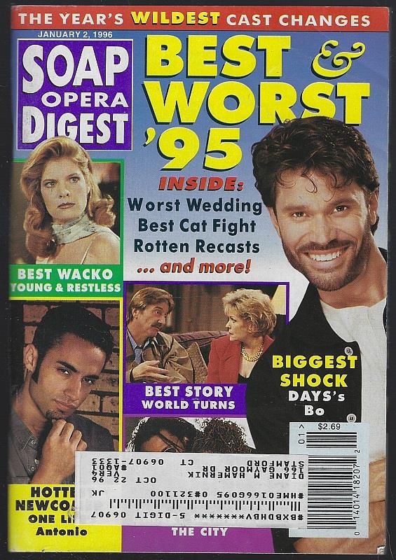 Soap Opera Digest - Soap Opera Digest January 2, 1996