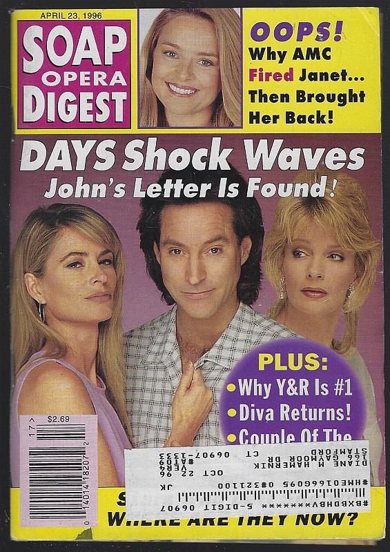 Soap Opera Digest - Soap Opera Digest April 23, 1996