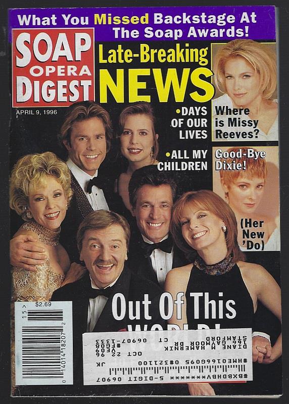 Soap Opera Digest - Soap Opera Digest April 9, 1996