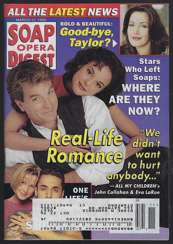 Soap Opera Digest - Soap Opera Digest March 12, 1996