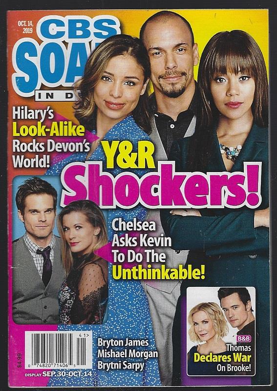 CBS SOAPS IN DEPTH MAGAZINE OCTOBER 14, 2019