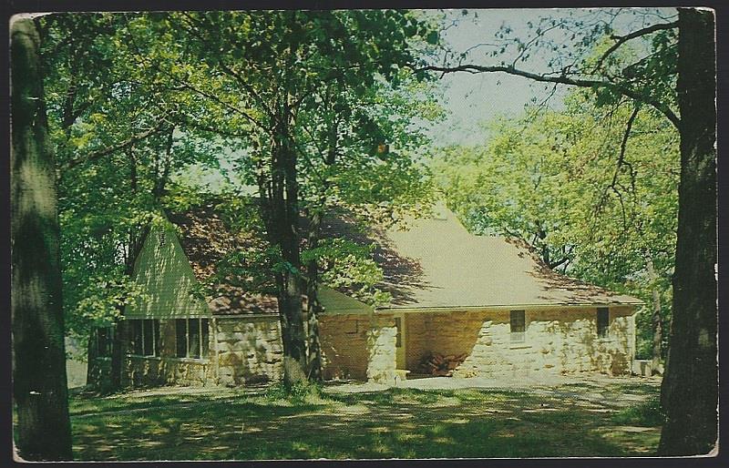 Postcard - Poley House, Northern Illinois State College, Oregon, Illinois