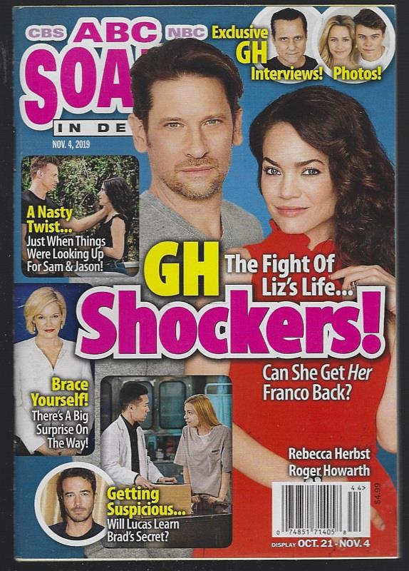 Soaps In Depth - Abc, Cbs, Nbc Soaps in Depth Magazine November 4, 2019