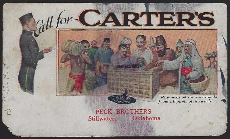 CALL FOR CARTER'S INK BLOTTER