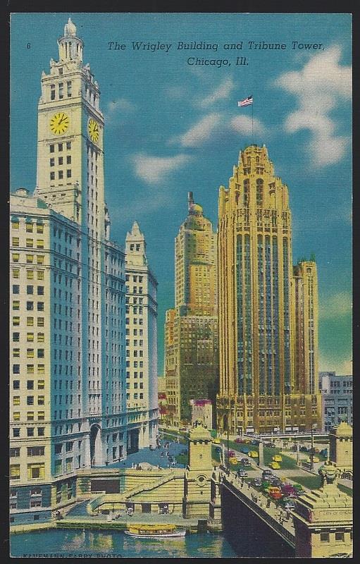 WRIGLEY BUILDING AND TRIBUNE TOWER, CHICAGO, ILLINOIS