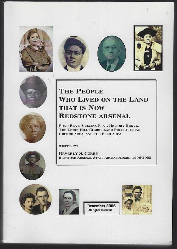 PEOPLE WHO LOVED ON THE LAND THAT IS NOW REDSTONE ARSENAL
