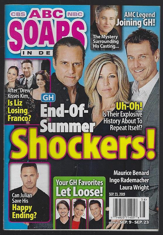 Soaps In Depth - Abc, Cbs, Nbc Soaps in Depth Magazine September 23, 2019