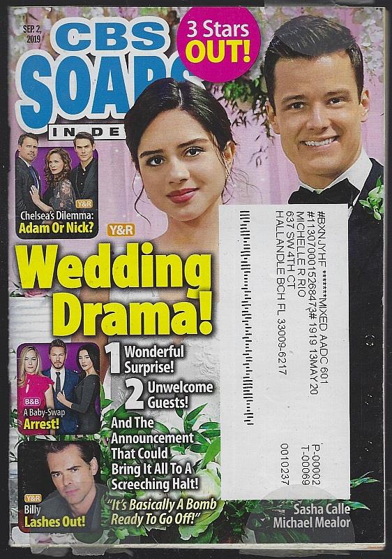 C B S Soaps In Depth - Cbs Soaps in Depth Magazine September 2, 2019