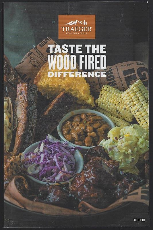 Traeger Wood Fired Grills - Cookbook Taste the Wood Fired Difference