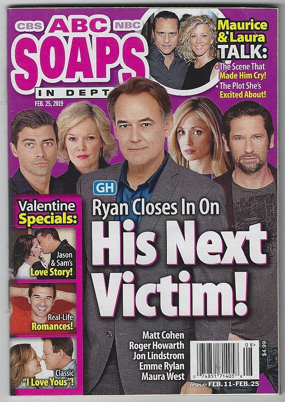 ABC, CBS, NBC SOAPS IN DEPTH MAGAZINE FEBRUARY 25, 2019