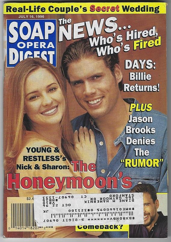 SOAP OPERA DIGEST JULY 16, 1996