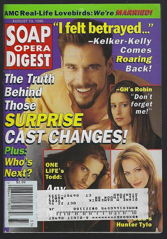 SOAP OPERA DIGEST AUGUST 13, 1996