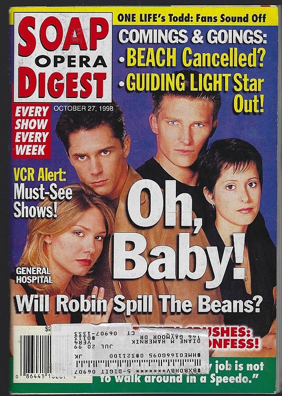 SOAP OPERA DIGEST OCTOBER 27, 1998