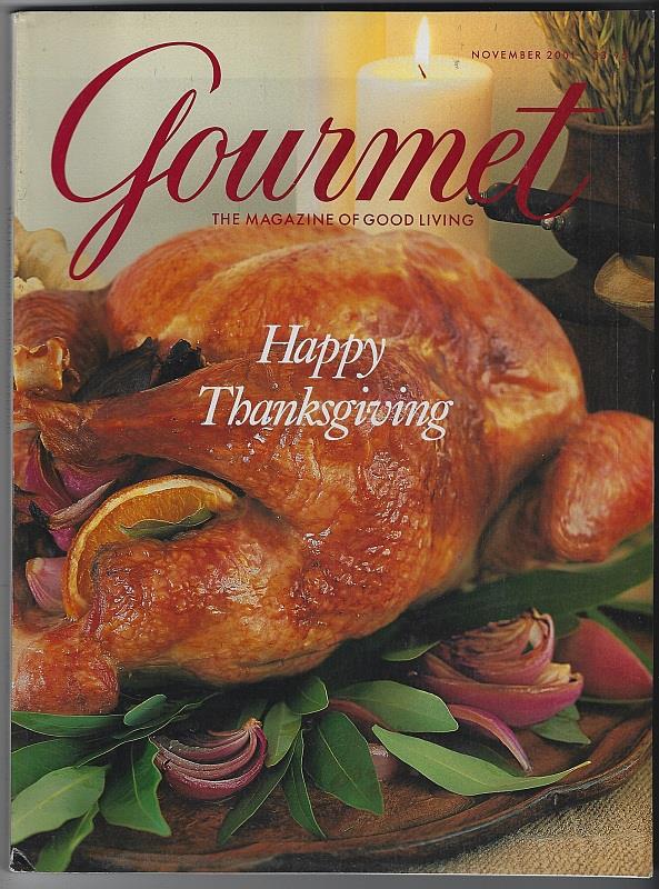GOURMET MAGAZINE NOVEMBER 2001