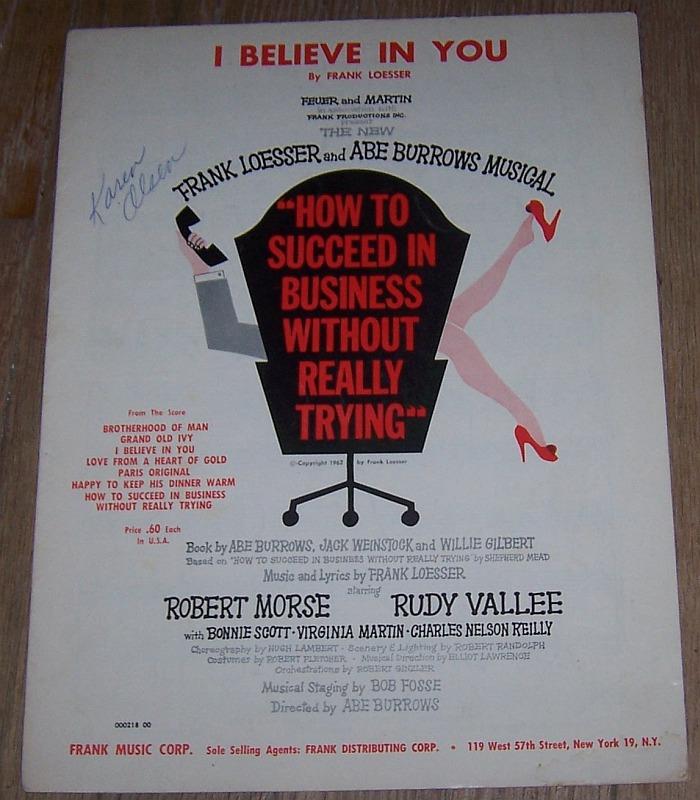 Sheet Music - I Believe in You