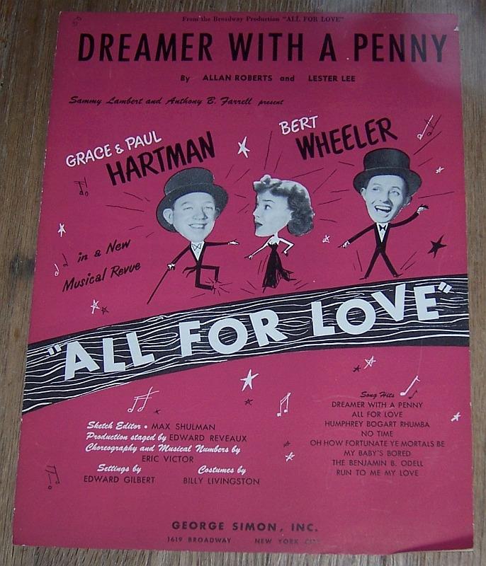 Sheet Music - Dreamer with a Penny