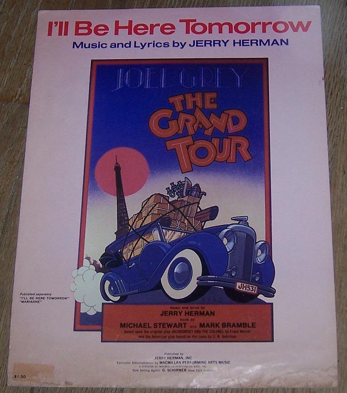 Sheet Music - I'll Be Here Tomorrow