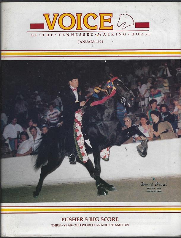 VOICE OF THE TENNESSEE WALKING HORSE MAGAZINE JANUARY 1991