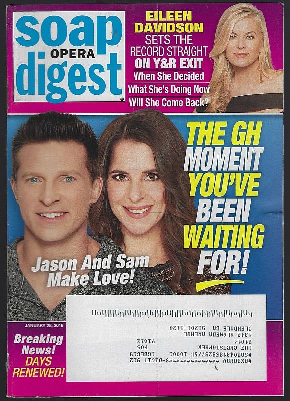 SOAP OPERA DIGEST JANUARY 28, 2019