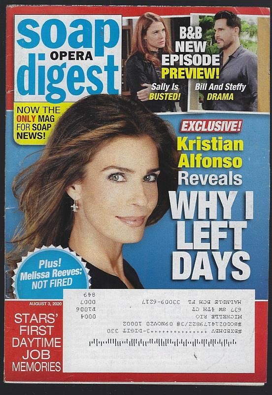 SOAP OPERA DIGEST AUGUST 3, 2020