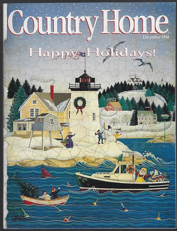 COUNTRY HOME MAGAZINE DECEMBER 1994