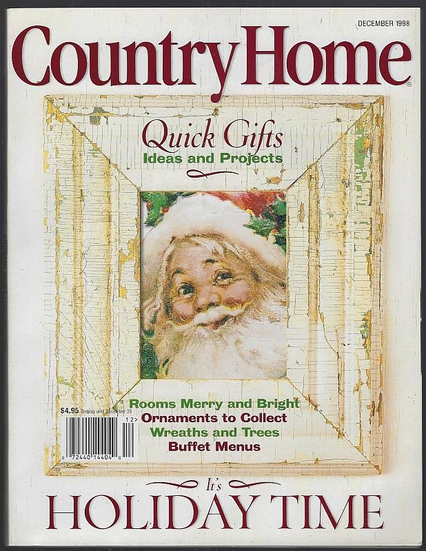 COUNTRY HOME MAGAZINE DECEMBER 1998