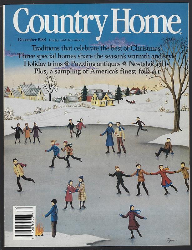 COUNTRY HOME MAGAZINE DECEMBER 1988
