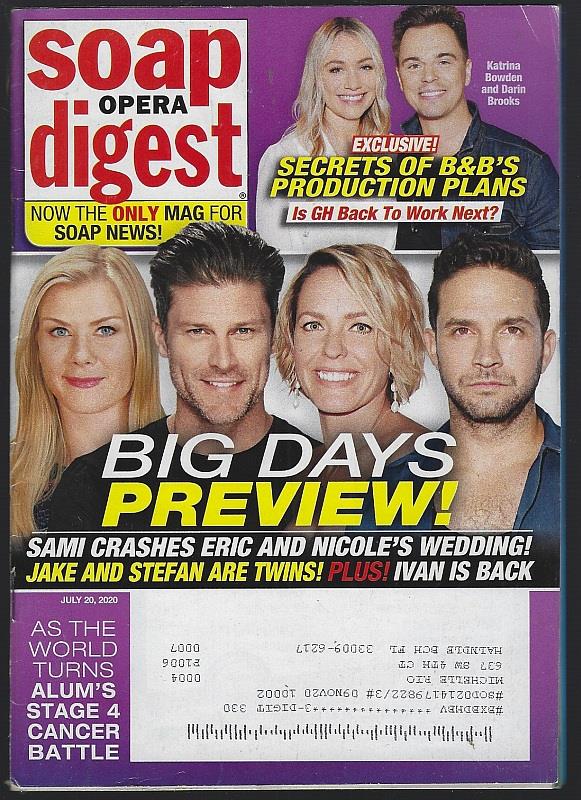 SOAP OPERA DIGEST JULY 20, 2020