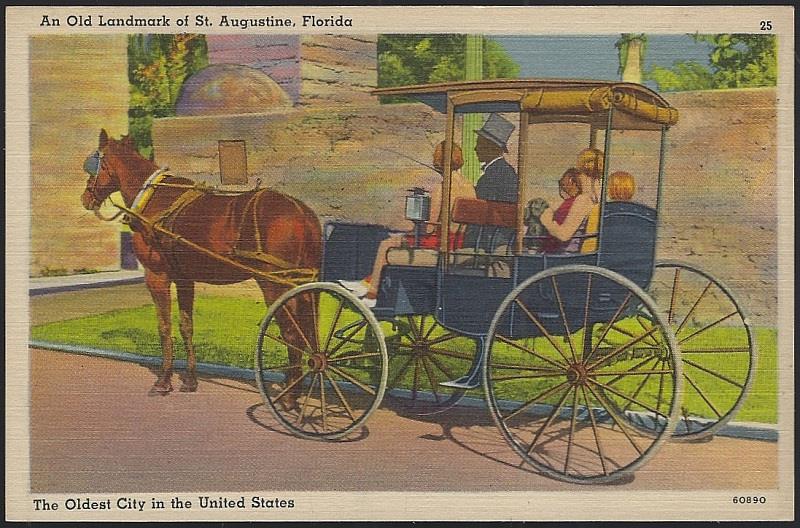 OLD CARRIAGE, ST. AUGUSTINE, FLORIDA