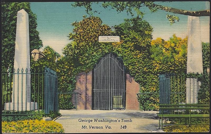 GEORGE WASHINGTON'S TOMB, MT. VERNON, VIRGINIA