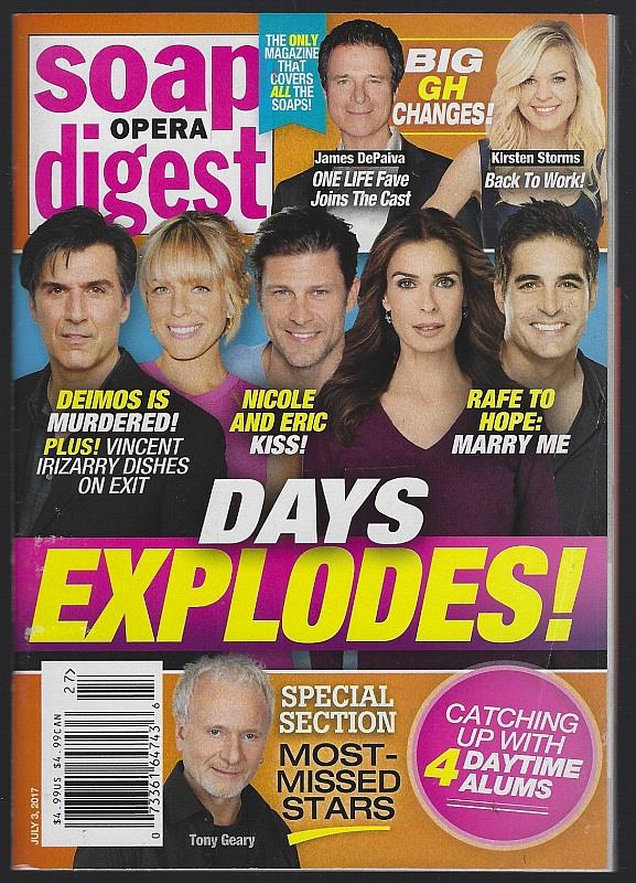 SOAP OPERA DIGEST JULY 3, 2017