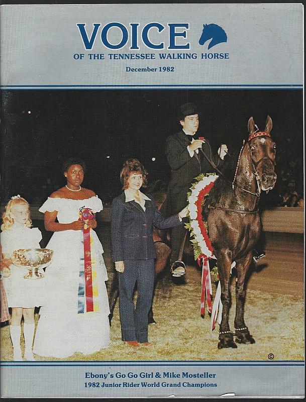 VOICE OF THE TENNESSEE WALKING HORSE MAGAZINE DECEMBER 1982