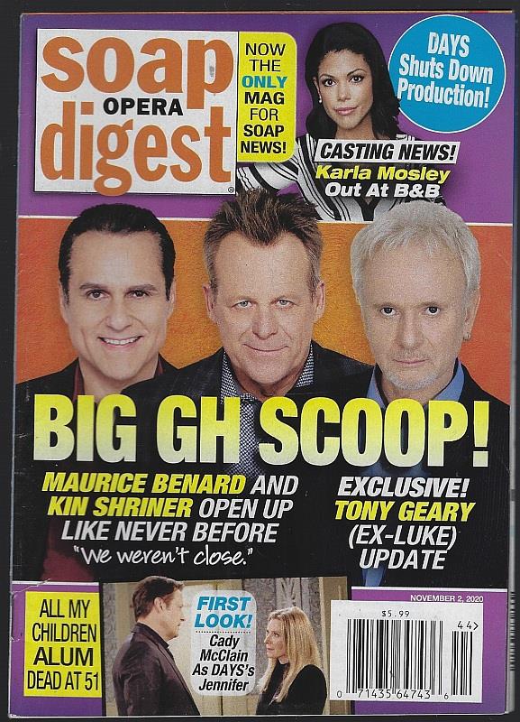 SOAP OPERA DIGEST NOVEMBER 2, 2020