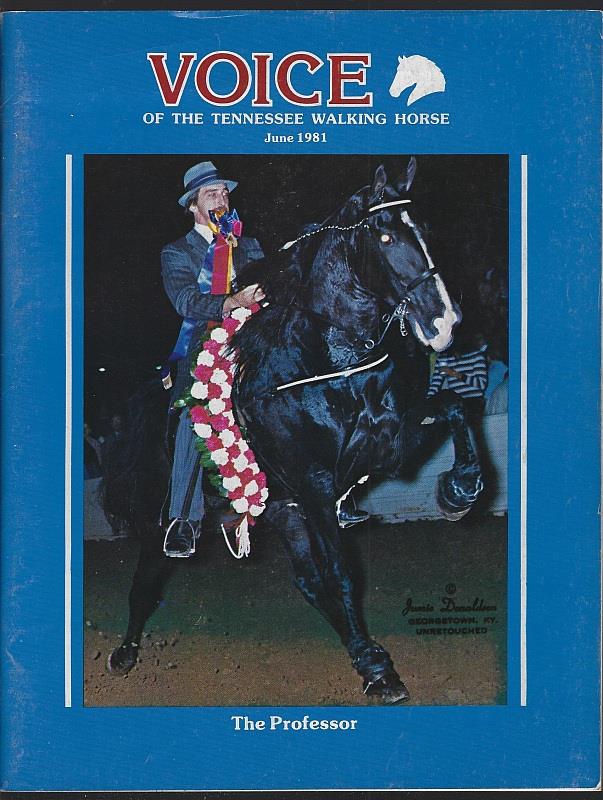 VOICE OF THE TENNESSEE WALKING HORSE MAGAZINE JUNE 1981