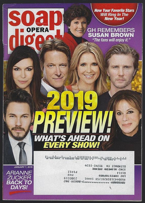 SOAP OPERA DIGEST JANUARY 7, 2019