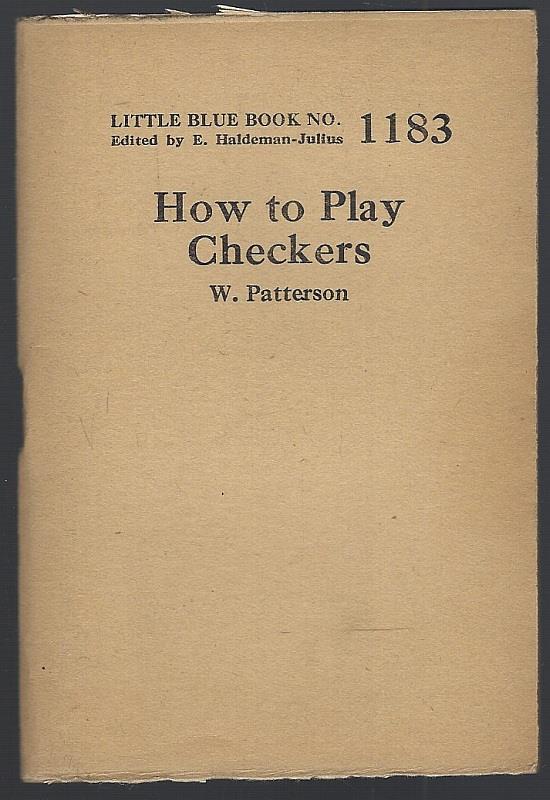 HOW TO PLAY CHECKERS