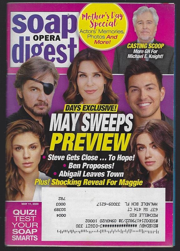 SOAP OPERA DIGEST MAY 11, 2020